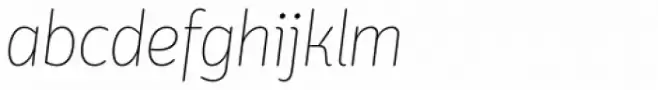 Lounge Thin Italic