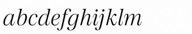 Madigan Text Light Italic
