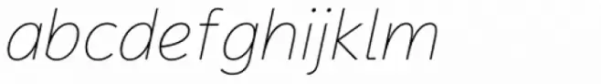 Magnum Sans Pro Thin Italic