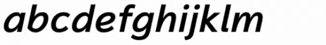 Magnum Sans Semi Bold Italic