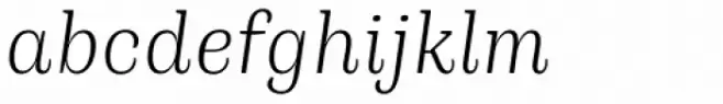 Mamontov Light Italic