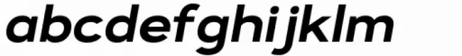 Manche Semi Bold Expanded Oblique