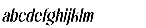 Mansel Condensed Italic