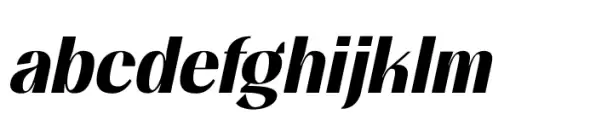 Mansel Extra Bold Condensed Italic