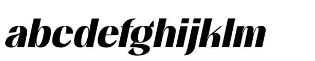 Mansel Heavy Condensed Italic