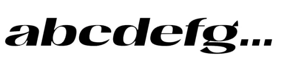 Mansel Heavy Expanded Italic