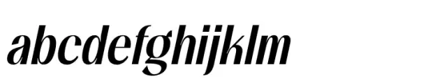 Mansel Medium Condensed Italic