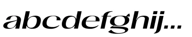 Mansel Medium Expanded Italic