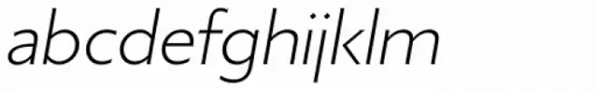 Massimo Light Italic