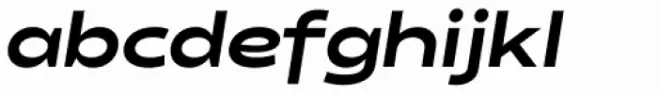 Matahari Sans Extended Extra Bold Oblique