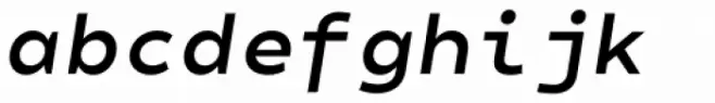Matahari Sans Mono Bold Oblique