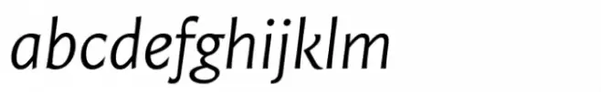 Mathieu Sans Light Italic