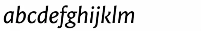 Mathieu Sans Regular Italic