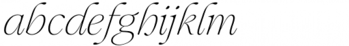 Mauren ExtraLight Italic