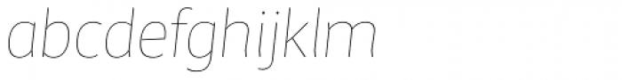 Maya Samuels OsF Thin Italic
