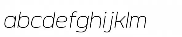 Meguro Sans Light Italic