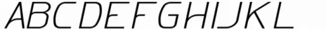 Melatea Light Italic Expanded
