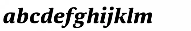 Mellow Serif Extra Bold Italic