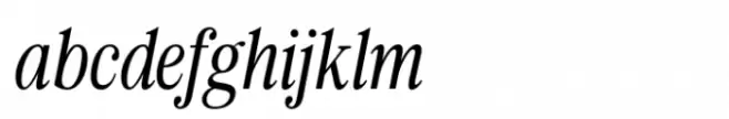 Menara Condensed Italic
