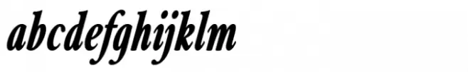 Merong Bold Condensed Italic