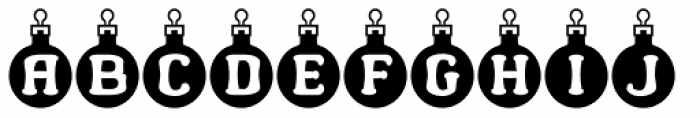 Merry Bauble Letters