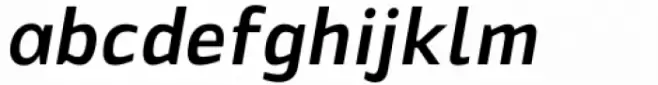 Mesca Semi Bold Italic
