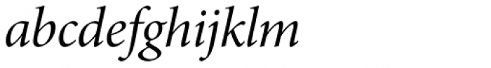 Minion Pro SubHead Italic
