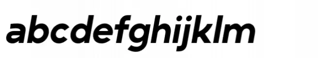 Minork Sans Extrabold Italic