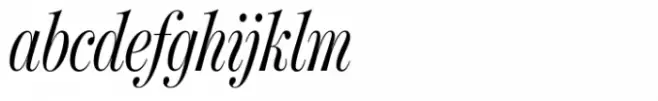 Moderno FB Std Extra Condensed Light Italic