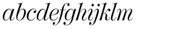 Moderno FB Std Light Italic