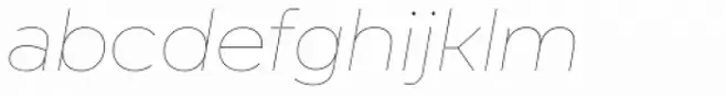Modica Hairline Italic