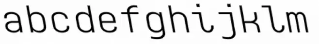 Monospaceland Light Reverse