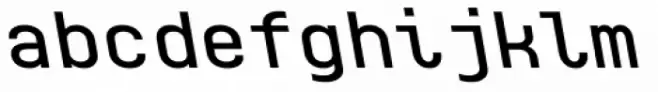 Monospaceland Semi Bold Reverse