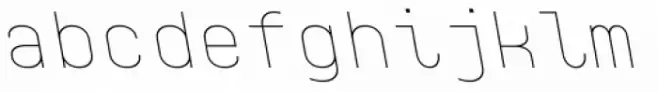 Monospaceland Thin Reverse