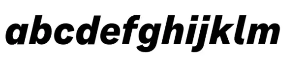 Monto Grotesk Extra Bold Italic