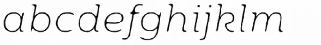 Moreno Rough Two XThin Italic