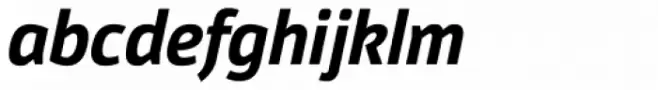Moveo Sans SemiCond Bold Italic