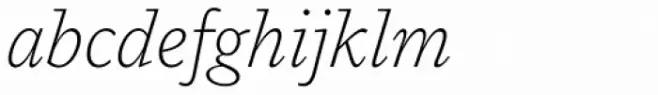 MVB Dovetail Extra Light Italic