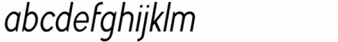 Myna Condensed Light Italic