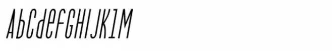 Narrow Way Condensed Oblique