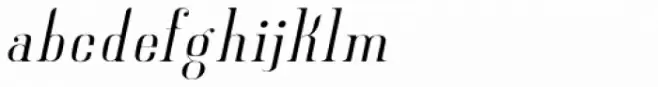New Lanzelott Thin italic