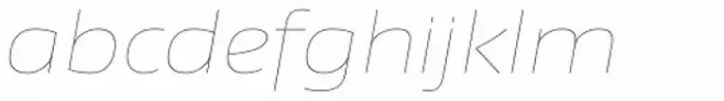 Newbery Sans Pro Xp Thin Italic
