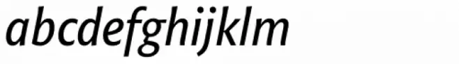 Niko Condensed Medium Italic