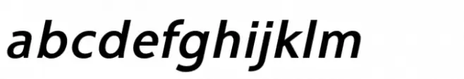 Ninova Pro Semibold Italic