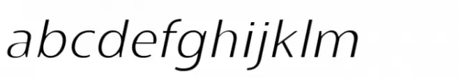 Ninova Pro Thin Italic