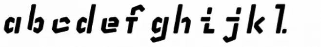 NK Fracht Round Black Italic