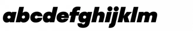 Noir No1 Std Black Italic