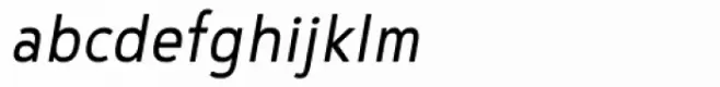 Noyh Slim SemiLight Italic