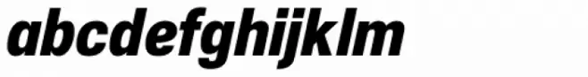 Nuber Next Black Condensed Italic