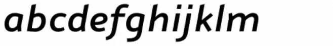 Nubian Demi Bold Italic